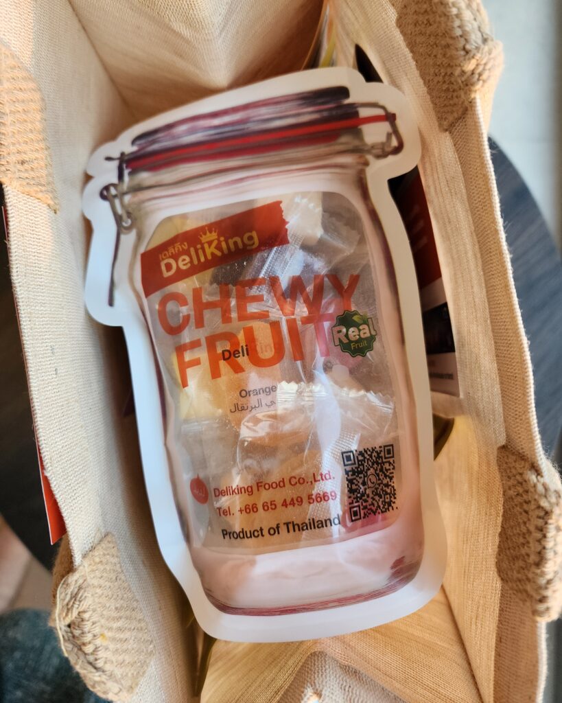 DeliKing Premium Thai Tropical Fruit Jelly at Organic & Natural Expo Dubai.